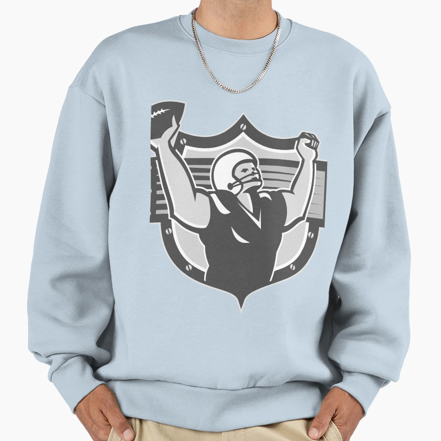 American Football Player Touchdown Sweatshirt - Streetwear Style Unisex - T-Shirt, Sweatshirt, Hoodie