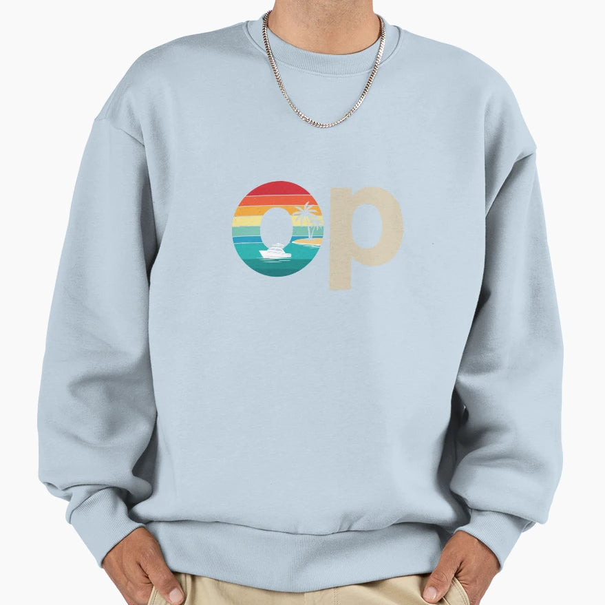 Op Ocean Pacific Ocean Beach Sun Sweatshirt - Novelty Apparel for Adults - T-Shirt, Sweatshirt, Hoodie