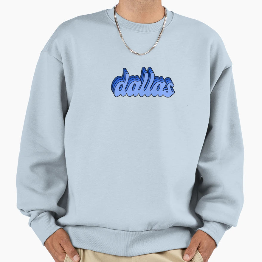 Groovy Dallas Sweatshirt - Streetwear Style for Adults - T-Shirt, Sweatshirt, Hoodie