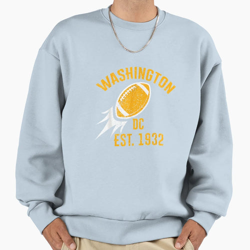 Washington Dc Football Gift Sports Sweatshirt - Unique Graphic Men Women - T-Shirt, Sweatshirt, Hoodie