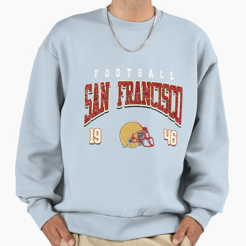 Art San Francisco 49Ers Sweatshirt - Novelty Apparel Unisex - T-Shirt, Sweatshirt, Hoodie