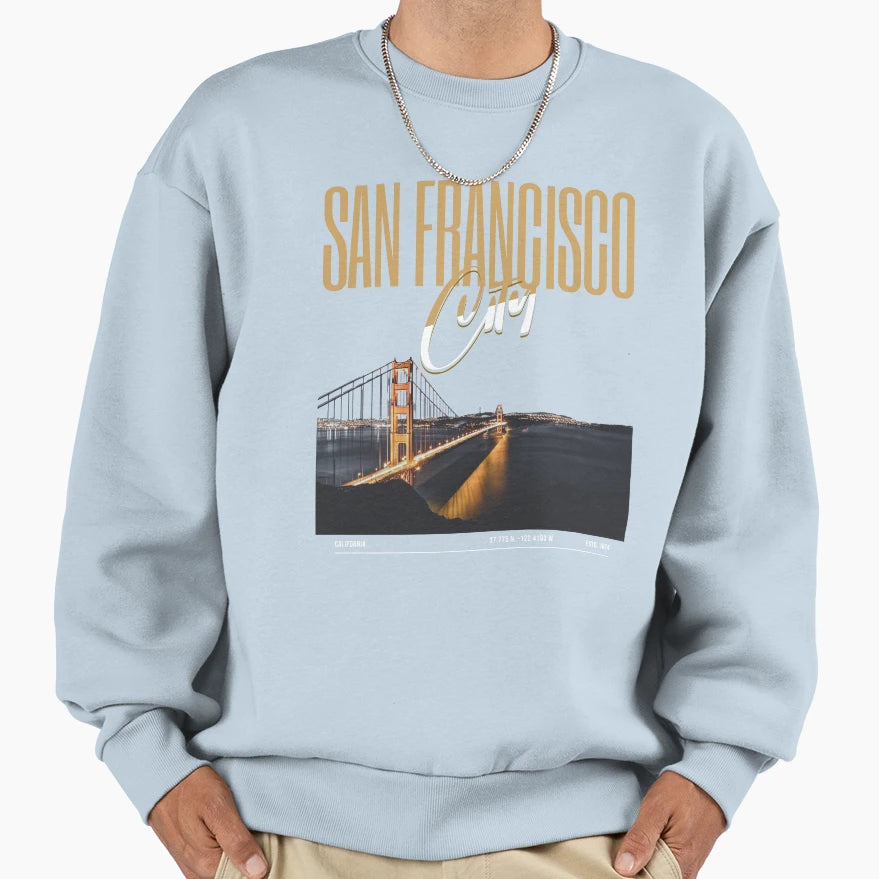San Francisco Sweatshirt - Casual Everyday Wear Men Women - T-Shirt, Sweatshirt, Hoodie