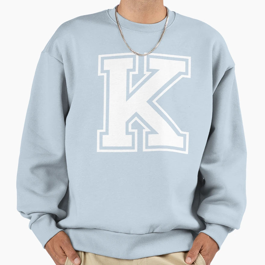 Letter K Alphabet Sweatshirt - Novelty Apparel for Adults - T-Shirt, Sweatshirt, Hoodie
