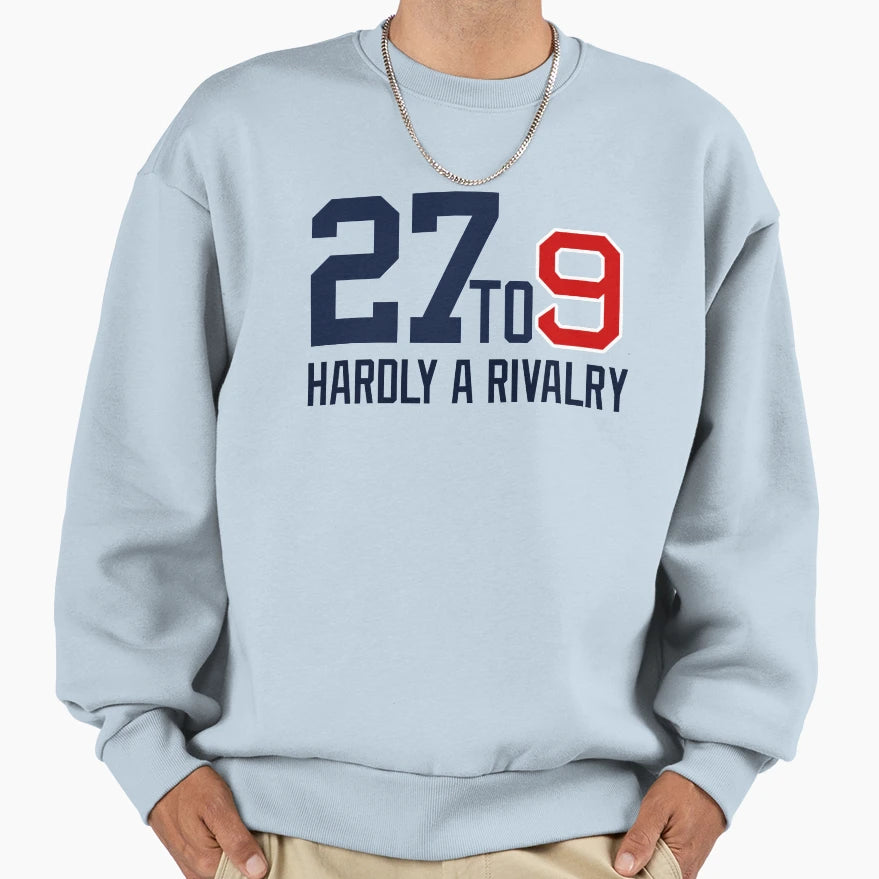 New York Vs Boston Is Hardy Rivalry T-Shirt - Fun Novelty Design Men Women - T-Shirt, Sweatshirt, Hoodie