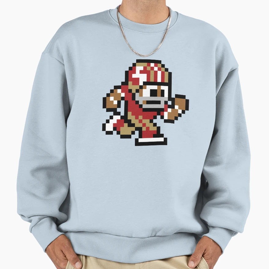 San Francisco 49Ers Tecmo Super Sweatshirt - Novelty Apparel for Adults - T-Shirt, Sweatshirt, Hoodie