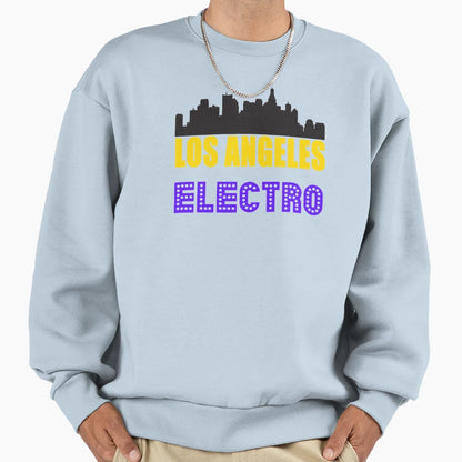 Los Angeles Electro Sweatshirt - Graphic Print for Adults - T-Shirt, Sweatshirt, Hoodie