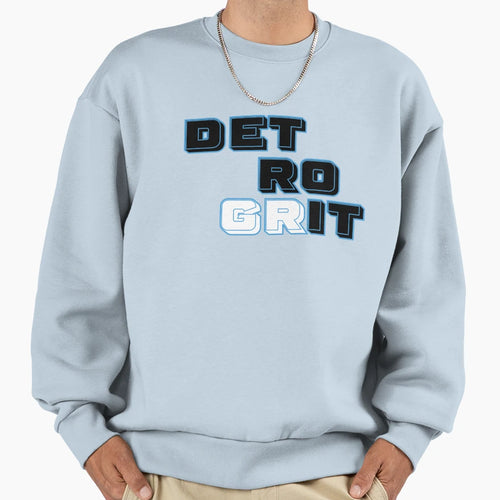 Detroit Grit Sweatshirt - Trendy Graphic Men Women - T-Shirt, Sweatshirt, Hoodie