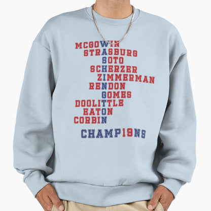 Washington Baseball 2019 Sweatshirt - Custom Art Print for Adults - T-Shirt, Sweatshirt, Hoodie