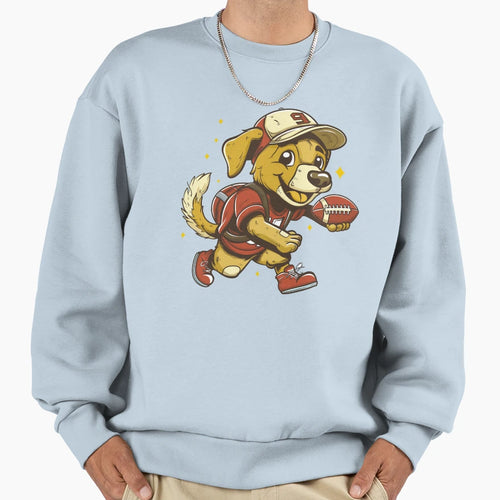 Retriever Dog American Football Sweatshirt - Aesthetic Graphic Men Women - T-Shirt, Sweatshirt, Hoodie