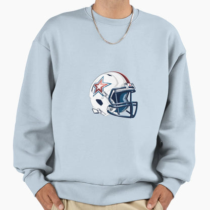 Cartoon Artistic American Football Sweatshirt - Novelty Apparel for Adults - T-Shirt, Sweatshirt, Hoodie