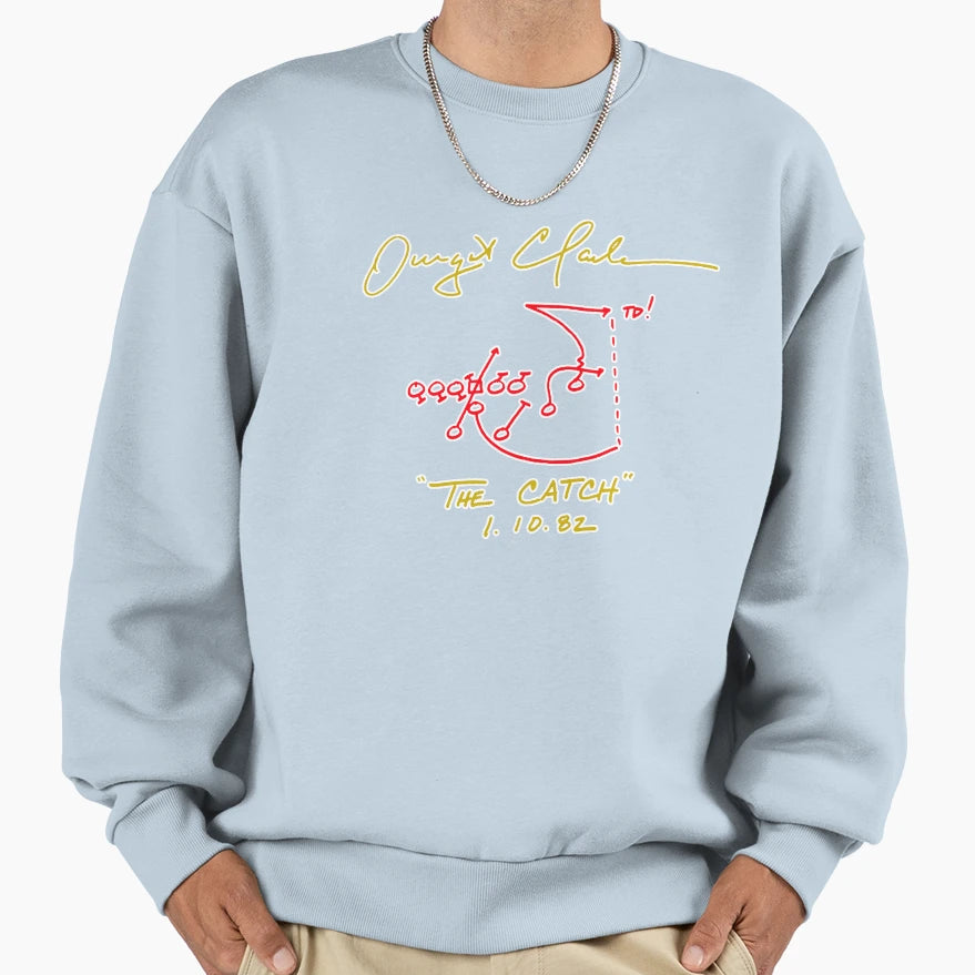 Dwight Clark Catch San Francisco T-Shirt - Minimalist Print Men Women - T-Shirt, Sweatshirt, Hoodie