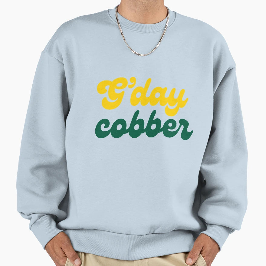 Gday Cobber Sweatshirt - Trendy Graphic Unisex - T-Shirt, Sweatshirt, Hoodie