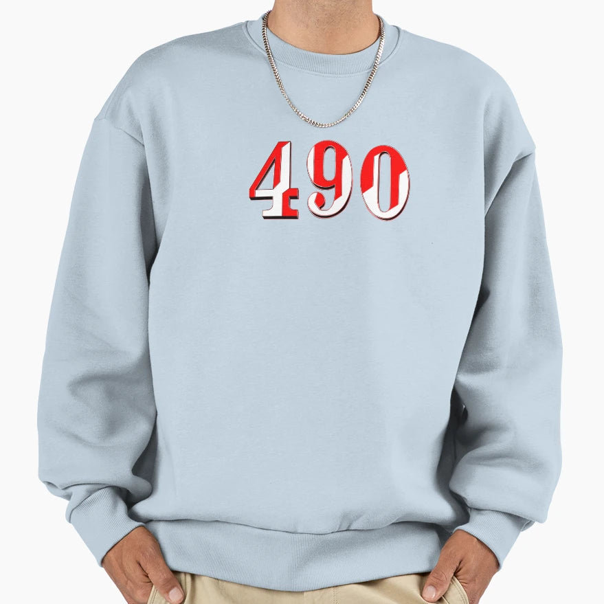 Number Four Hundred And Ninety Sweatshirt - Novelty Apparel Men Women - T-Shirt, Sweatshirt, Hoodie