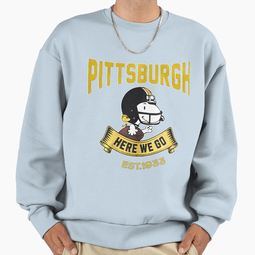 Snooop Pittsburgh Steelers Sweatshirt - Graphic Print Unisex - T-Shirt, Sweatshirt, Hoodie