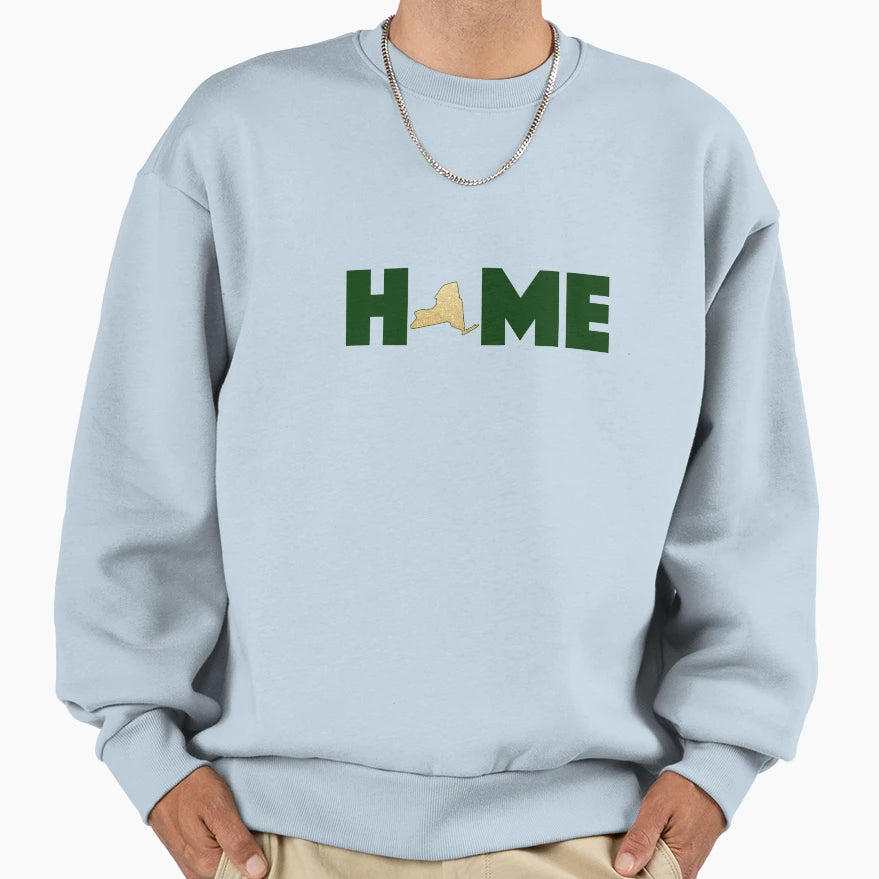 Home New York Green Gold Sweatshirt - Custom Art Print for Adults - T-Shirt, Sweatshirt, Hoodie