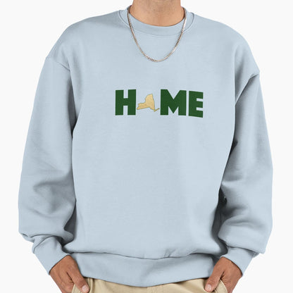 Home New York Green Gold Sweatshirt - Custom Art Print for Adults - T-Shirt, Sweatshirt, Hoodie