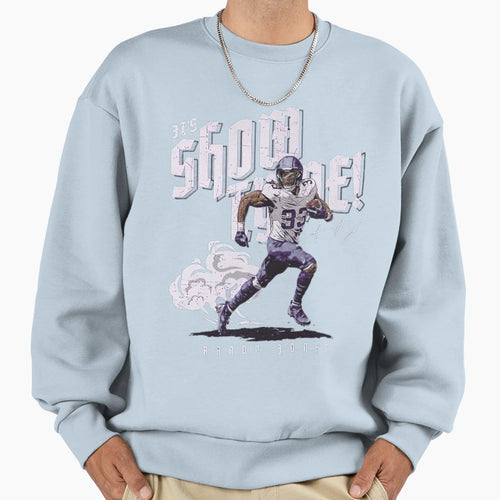 Aaron Jones Minnesota Show Tyme Run Sweatshirt - Streetwear Style Men Women - T-Shirt, Sweatshirt, Hoodie