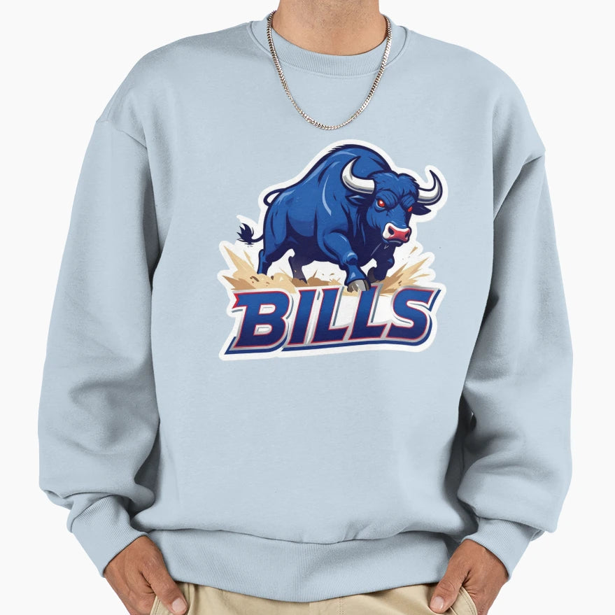 Buffalo Inspired Football Sweatshirt - Novelty Apparel for Adults - T-Shirt, Sweatshirt, Hoodie