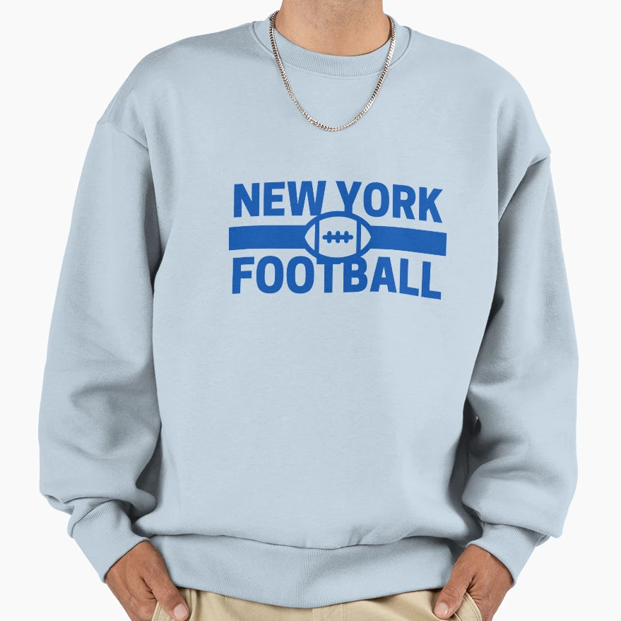 New York Football T-Shirt - Novelty Apparel for Adults - T-Shirt, Sweatshirt, Hoodie