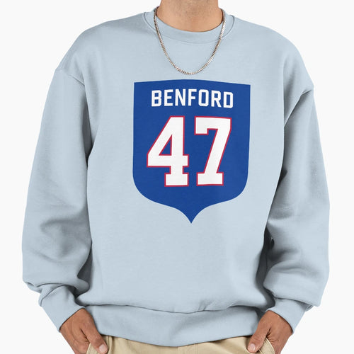 Christian Benford 47 Emblem Sweatshirt - Minimalist Print for Adults - T-Shirt, Sweatshirt, Hoodie