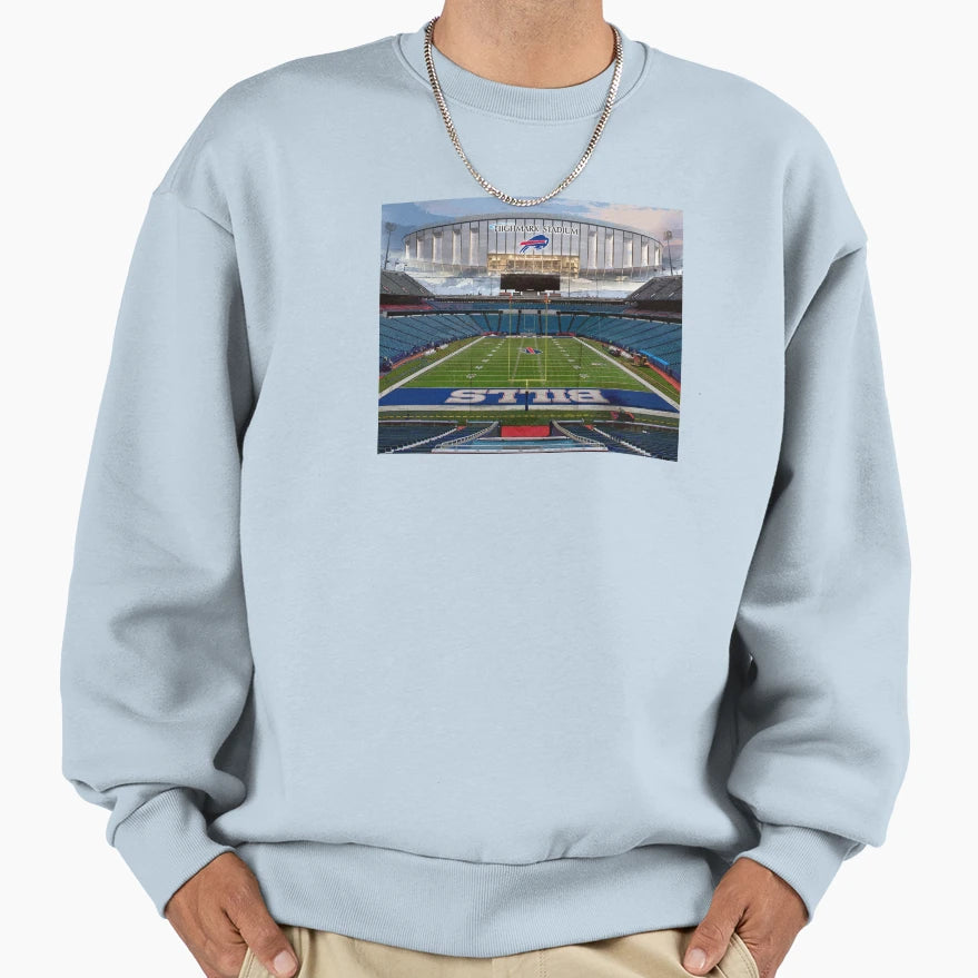 Ralph New Stadium Buffalo Sweatshirt - Custom Art Print for Adults - T-Shirt, Sweatshirt, Hoodie