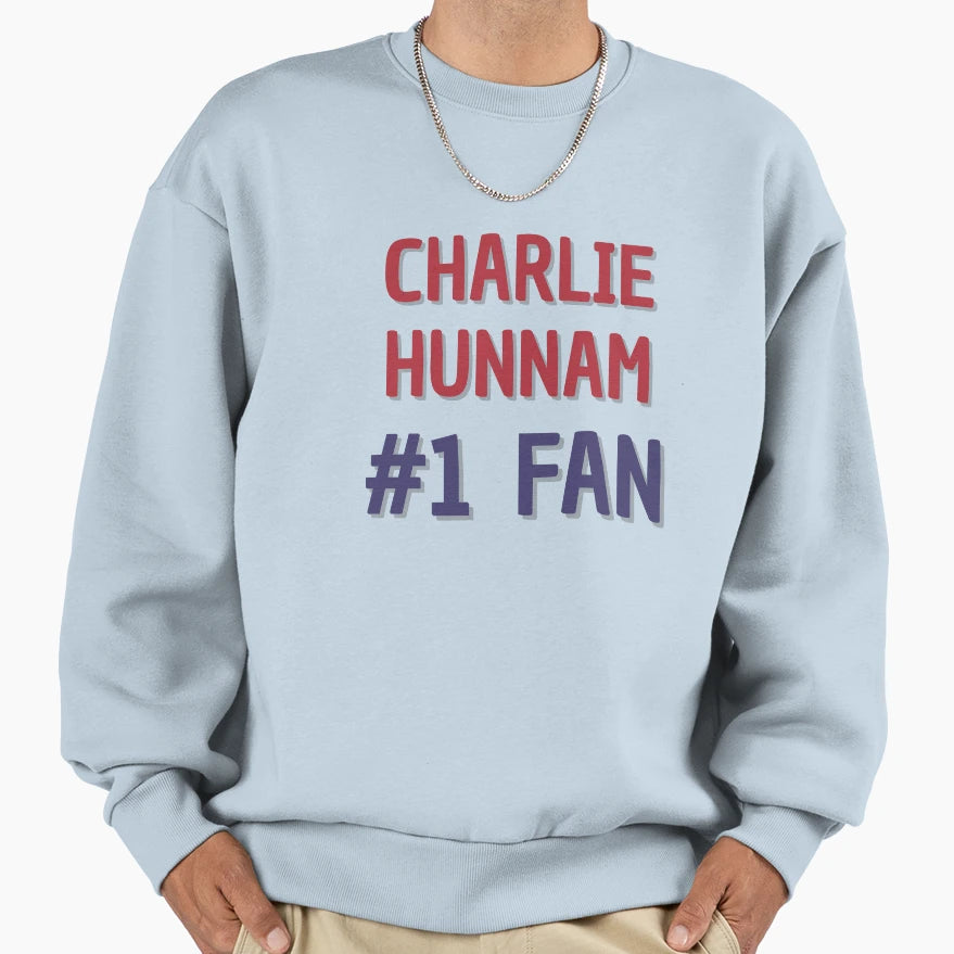 Charlie Hunnam 1 Fan Sweatshirt - Trendy Graphic Unisex - T-Shirt, Sweatshirt, Hoodie