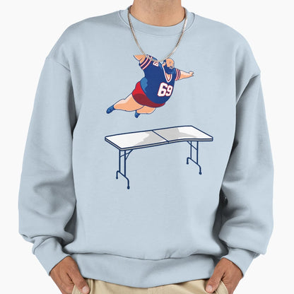 Hit Table 02 Sweatshirt - Minimalist Print for Adults - T-Shirt, Sweatshirt, Hoodie