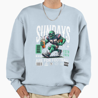 Sundays Are Football Sweatshirt - Unique Graphic for Adults - T-Shirt, Sweatshirt, Hoodie