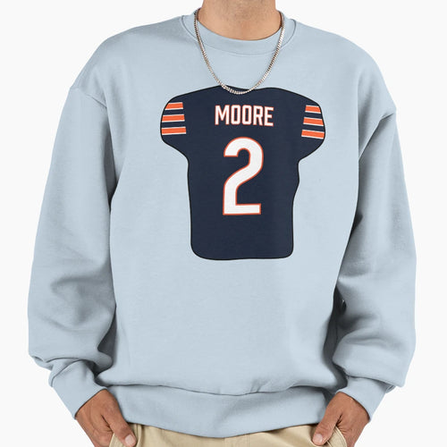 Dj Moore Jersey Sweatshirt - Minimalist Print Men Women - T-Shirt, Sweatshirt, Hoodie