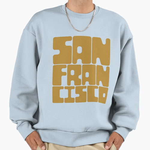 San Francisco Chai Tea Brown Sweatshirt - Minimalist Print Unisex - T-Shirt, Sweatshirt, Hoodie