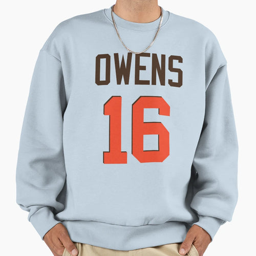 Owens 16 Brown Name Orange No Sweatshirt - Casual Everyday Wear Unisex - T-Shirt, Sweatshirt, Hoodie