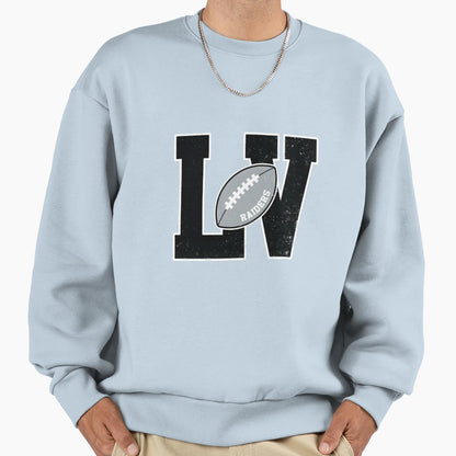 Big Bold Las Vegas Raiders Monogram Sweatshirt - Fun Novelty Design Unisex - T-Shirt, Sweatshirt, Hoodie