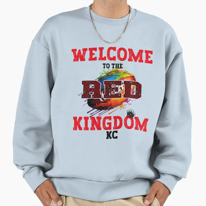 Welcome To Red Kingdom Kansas City Sweatshirt - Fun Novelty Design Unisex - T-Shirt, Sweatshirt, Hoodie