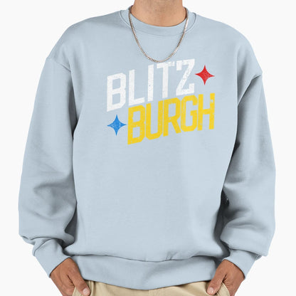 Blitzburgh Sweatshirt - Minimalist Print Men Women - T-Shirt, Sweatshirt, Hoodie