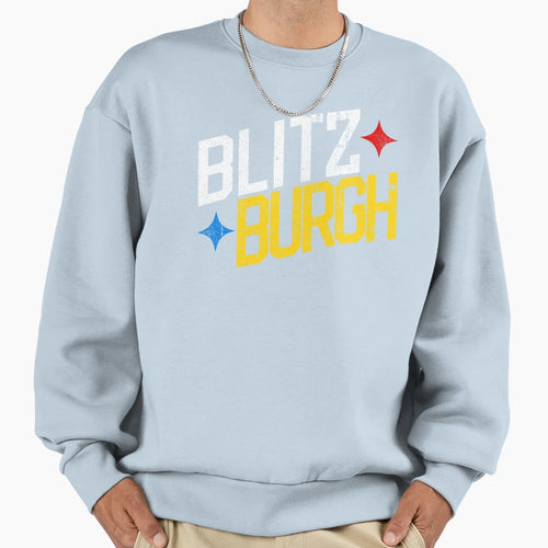 Blitzburgh Sweatshirt - Minimalist Print Men Women - T-Shirt, Sweatshirt, Hoodie