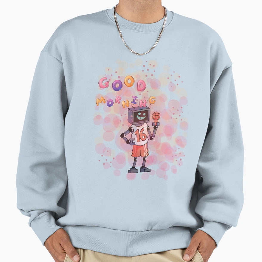 Good Morning Funkin Hex Mod Sweatshirt - Fun Novelty Design Men Women - T-Shirt, Sweatshirt, Hoodie