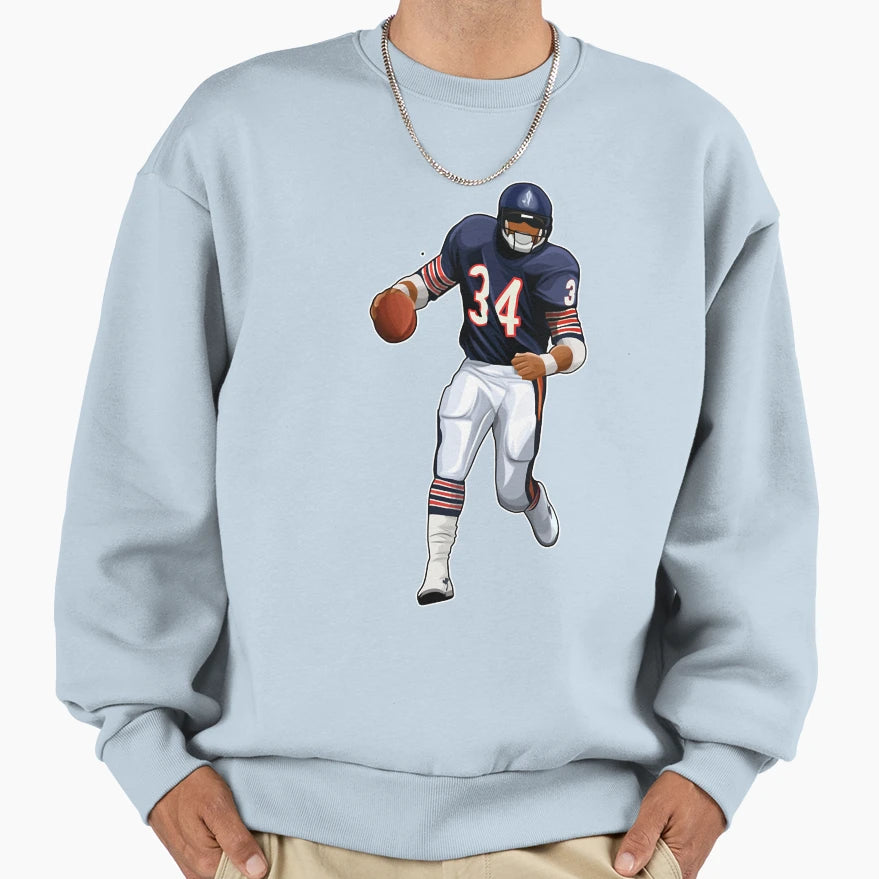 Walter Payton Sweetness Sweatshirt - Graphic Print Unisex - T-Shirt, Sweatshirt, Hoodie