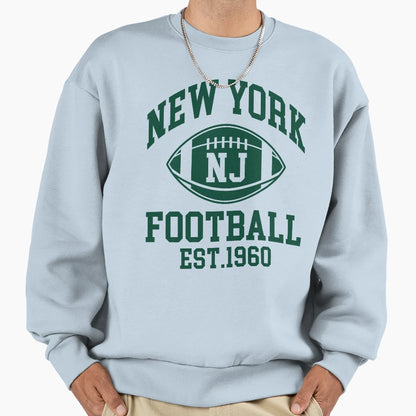 New York Football New Jersey Sweatshirt - Custom Art Print Men Women - T-Shirt, Sweatshirt, Hoodie