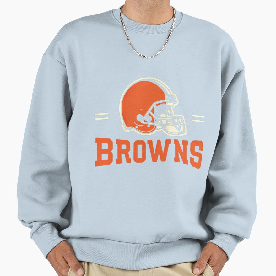 Art Cleveland Browns Sweatshirt - Fun Novelty Design for Adults - T-Shirt, Sweatshirt, Hoodie