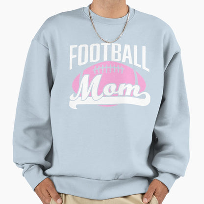 Football And Cheer Mom Funny Fan Sweatshirt - Casual Everyday Wear Unisex - T-Shirt, Sweatshirt, Hoodie
