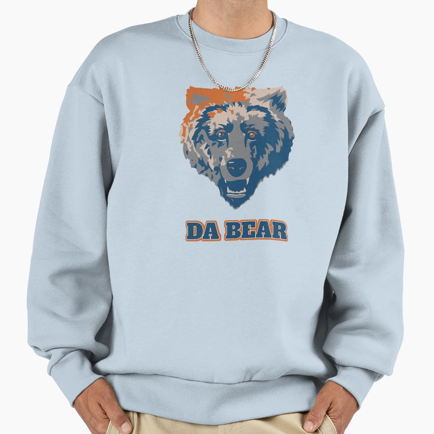 Da Bear Bear Minimalist Sweatshirt - Trendy Graphic Men Women - T-Shirt, Sweatshirt, Hoodie