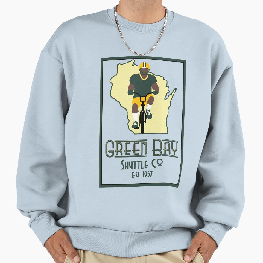 Greenbay Packers Shuttle Co Sweatshirt - Streetwear Style Men Women - T-Shirt, Sweatshirt, Hoodie