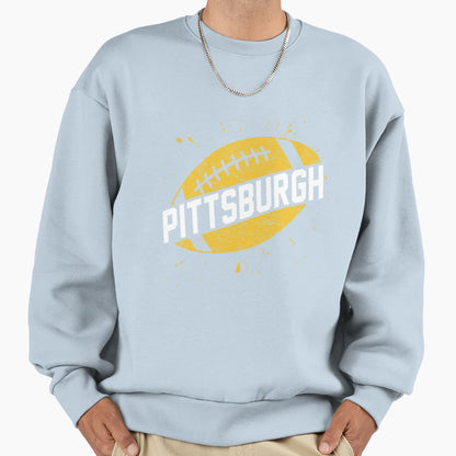 Pittsburgh Fan Football Sweatshirt - Trendy Graphic Men Women - T-Shirt, Sweatshirt, Hoodie