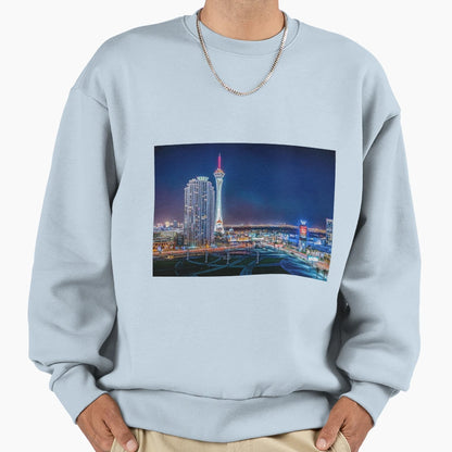 Las Vegas City Nightlife Sweatshirt - Minimalist Print Unisex - T-Shirt, Sweatshirt, Hoodie