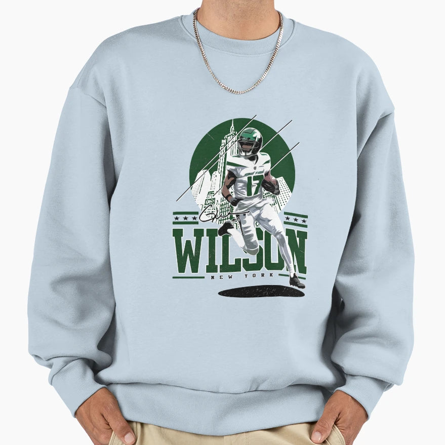 Garrett Wilson Sweatshirt - Trendy Graphic Unisex - T-Shirt, Sweatshirt, Hoodie