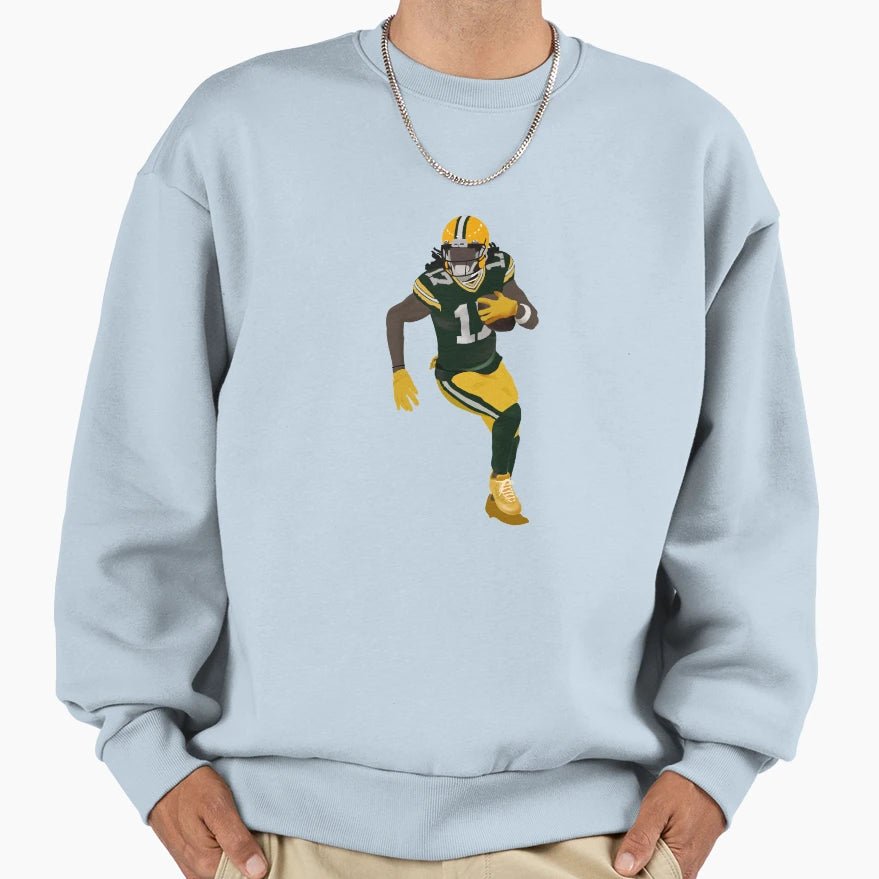 17 Packers Adams Digital Drawing Sweatshirt - Minimalist Print Men Women - T-Shirt, Sweatshirt, Hoodie