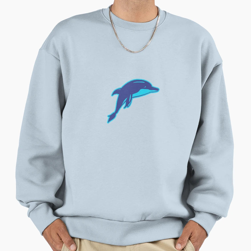 Dolphin Sweatshirt - Custom Art Print Men Women - T-Shirt, Sweatshirt, Hoodie