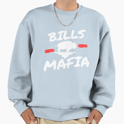 Bills Fan Football Mafia Sports Buffalo Sweatshirt - Unique Graphic Unisex - T-Shirt, Sweatshirt, Hoodie