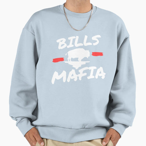 Bills Fan Football Mafia Sports Buffalo Sweatshirt - Unique Graphic Unisex - T-Shirt, Sweatshirt, Hoodie