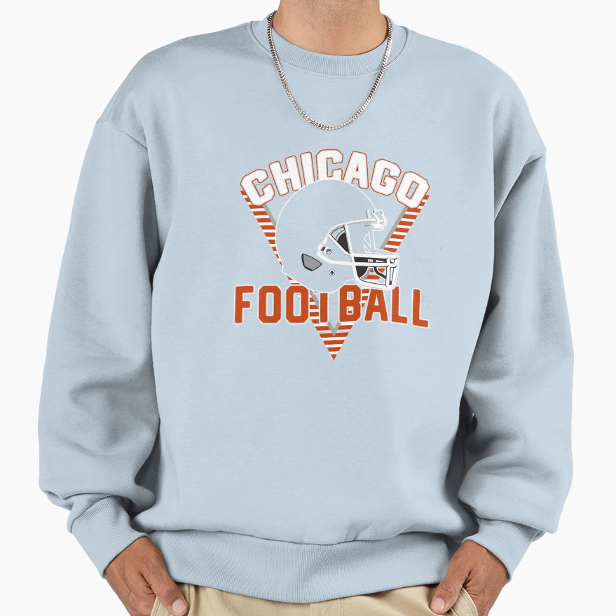 Old School Chicago Football 90S Sweatshirt - Trendy Graphic for Adults - T-Shirt, Sweatshirt, Hoodie